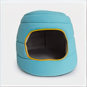 AllForPawsNestCaveHouseCatBed-Turquoise1-1